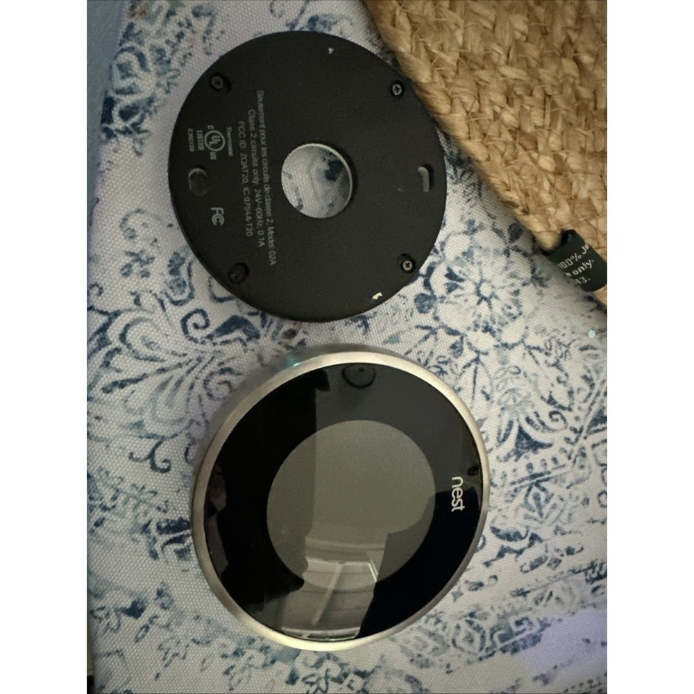 Nest Thermostat 2nd Gen 02A Stainless Steel